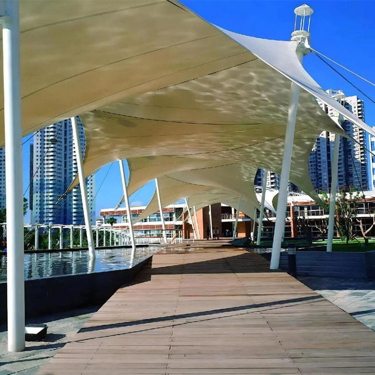 渠县膜结构景观棚